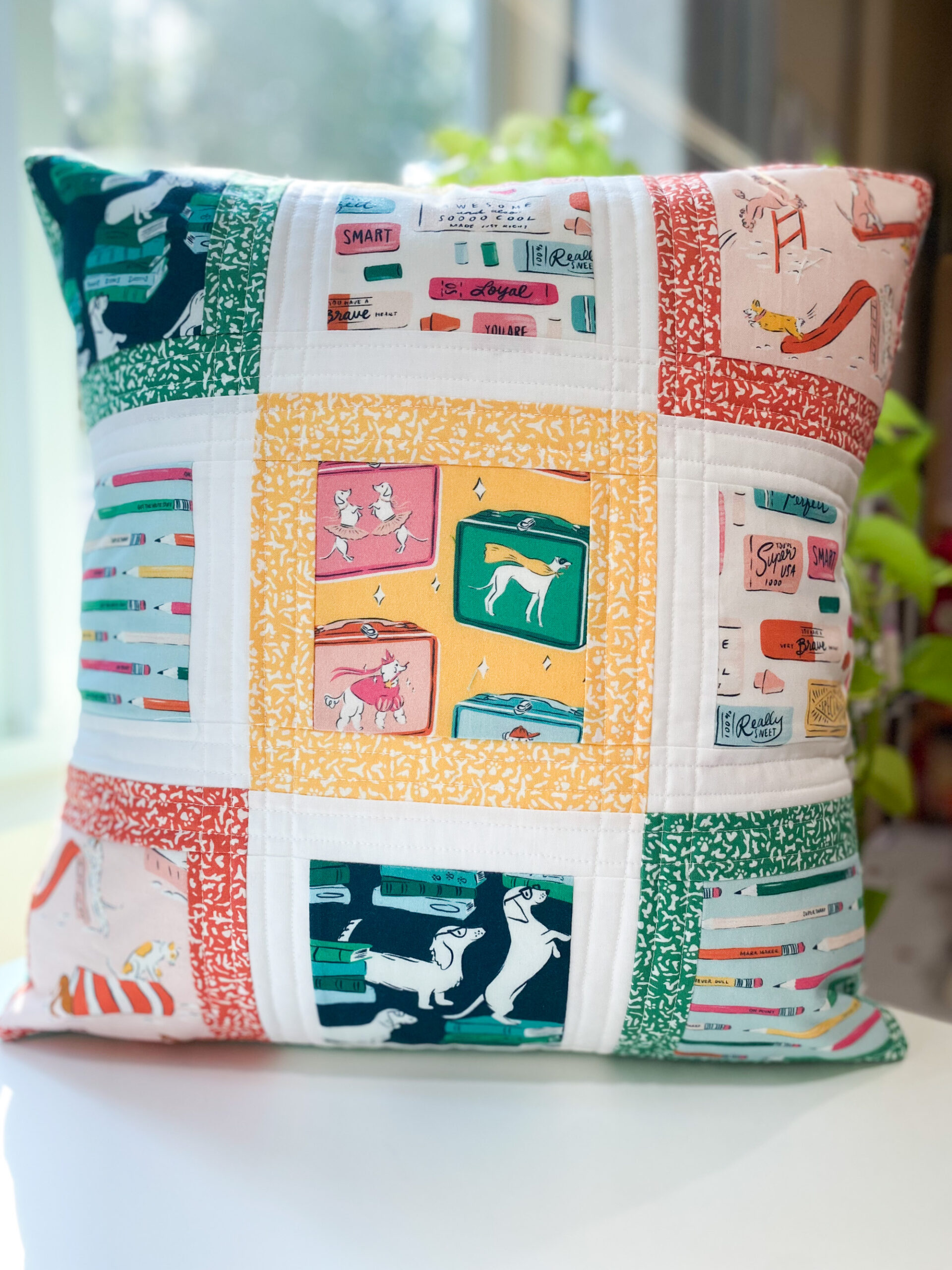 Quilted Pillow Tutorial